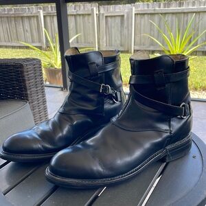 HY-TEST Black Ankle Boots Men’s Sz 10.5